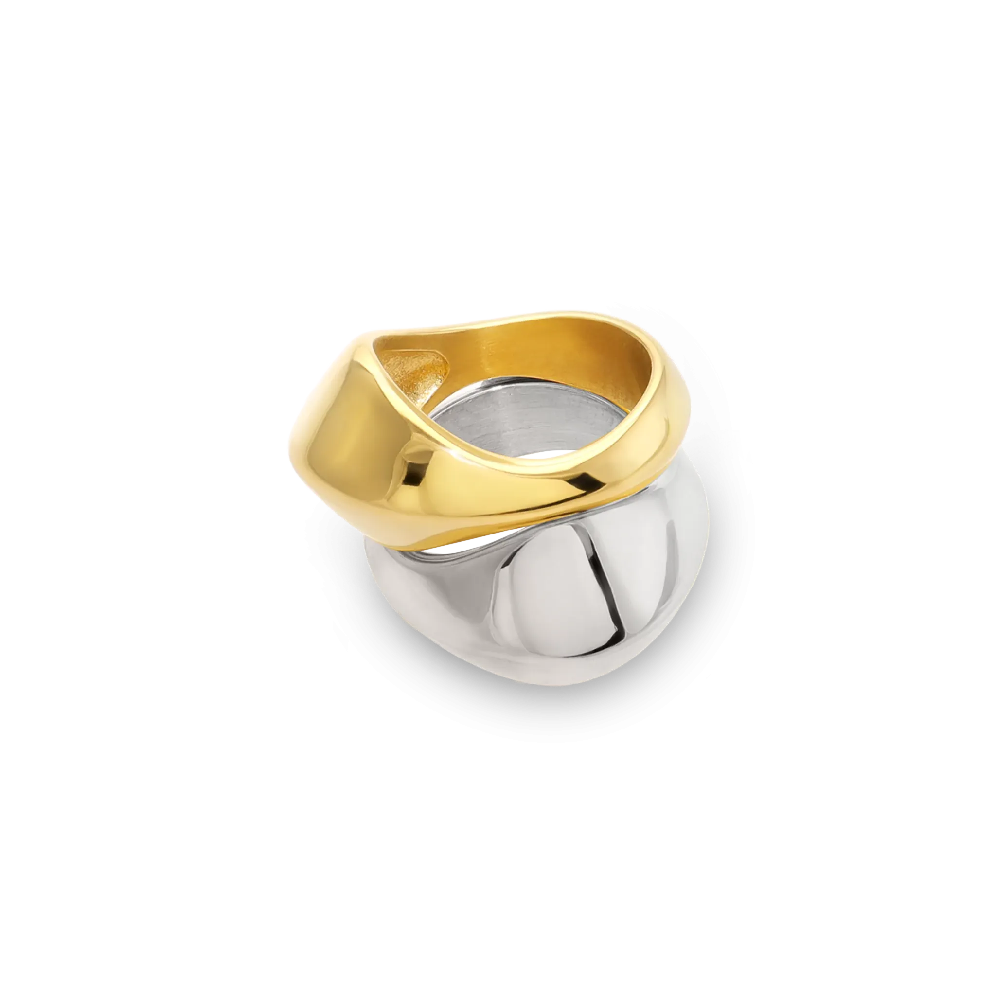 CHUNKY DOME RING SET