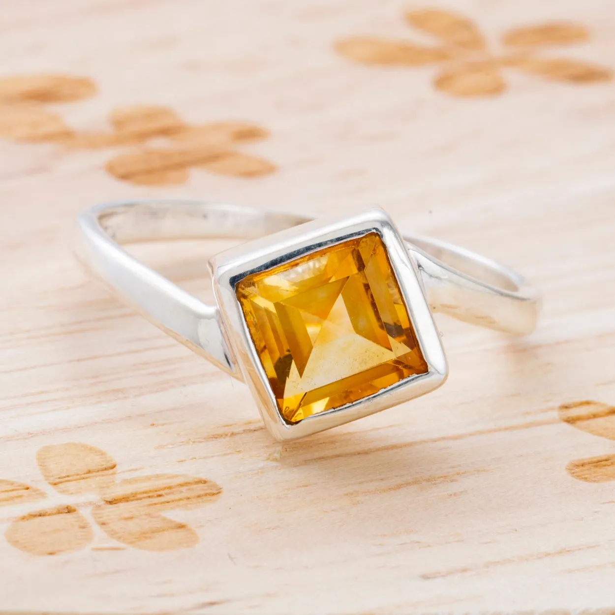 Citrine "Abigail" Ring Size 8.25
