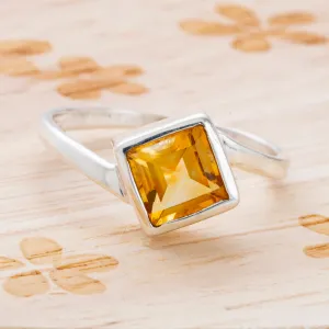 Citrine "Abigail" Ring Size 8.25