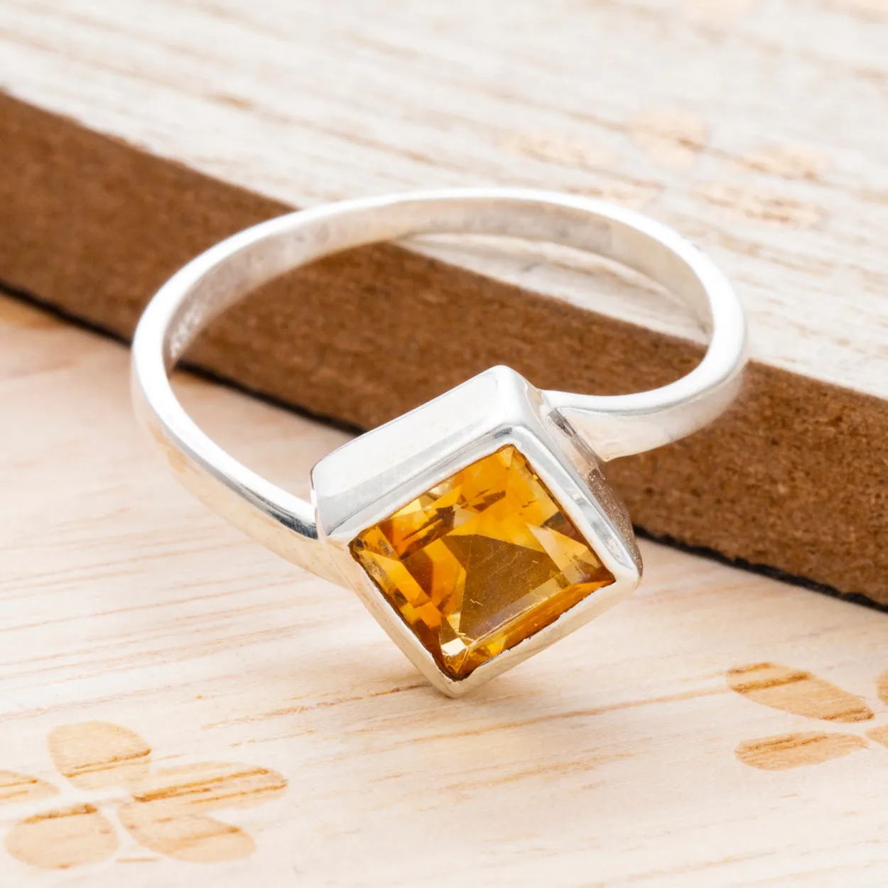 Citrine "Abigail" Ring Size 8.25