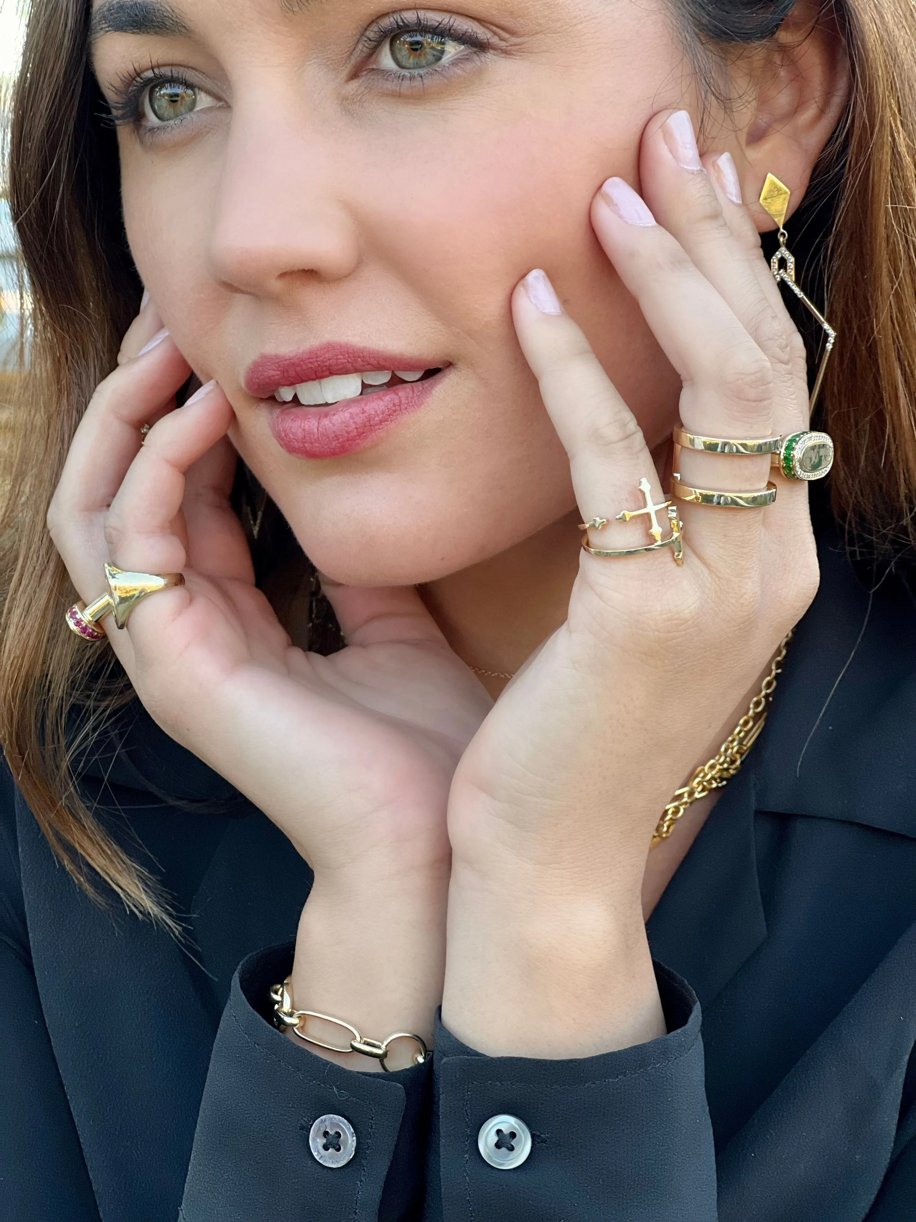 Cross Your Fingers Ring
