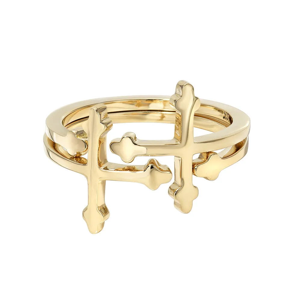 Cross Your Fingers Ring