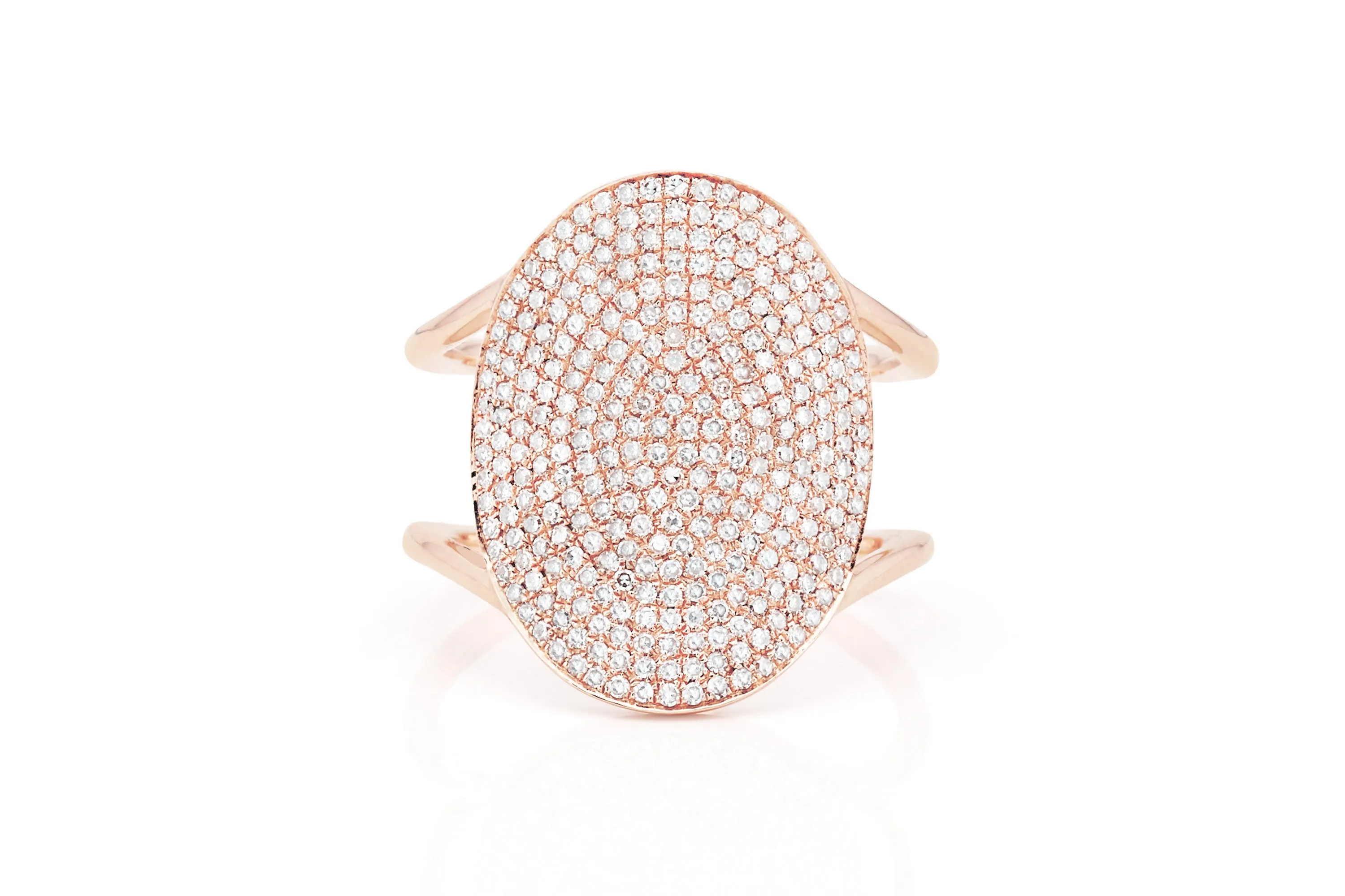 Diamond Jumbo Oval Ring