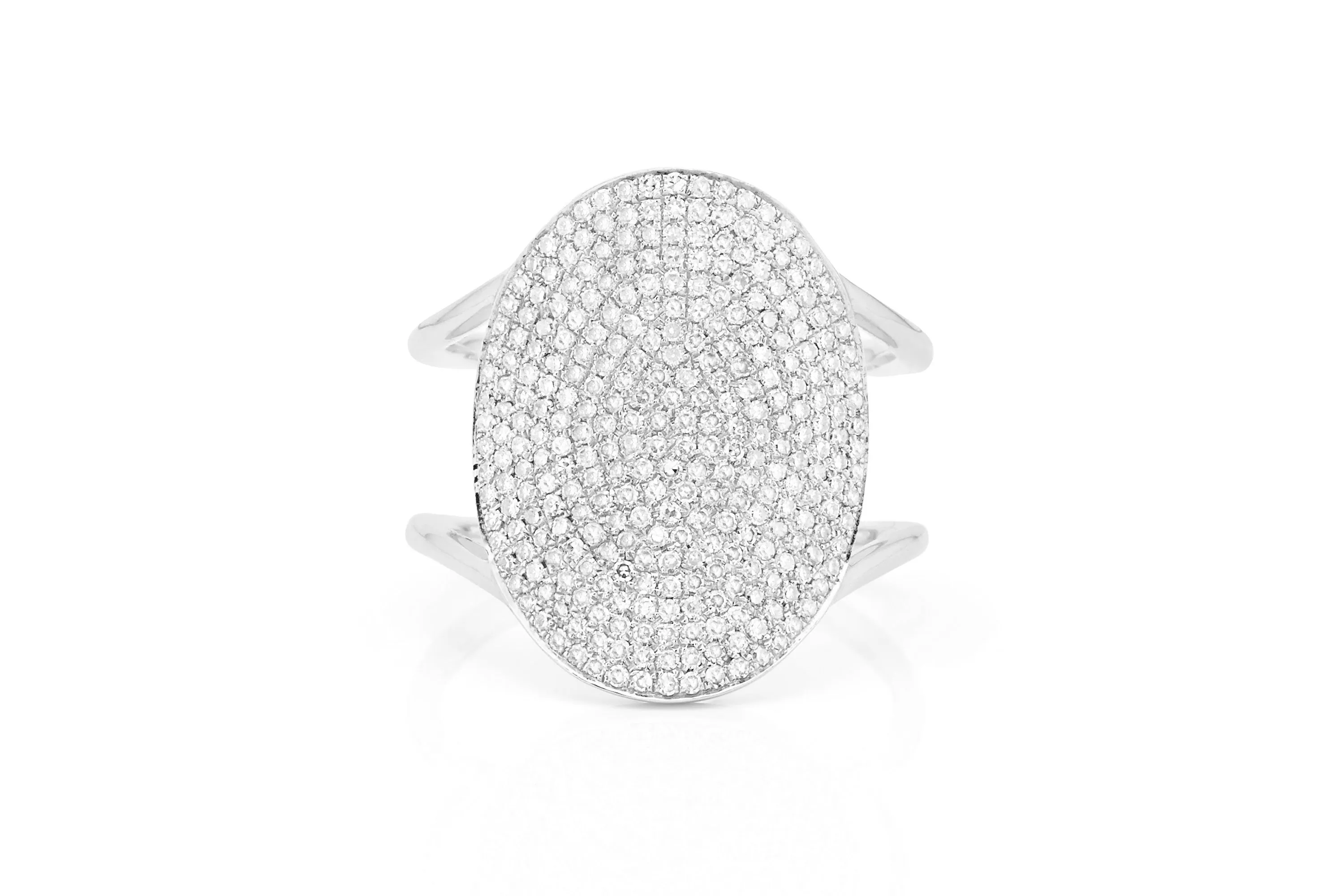 Diamond Jumbo Oval Ring