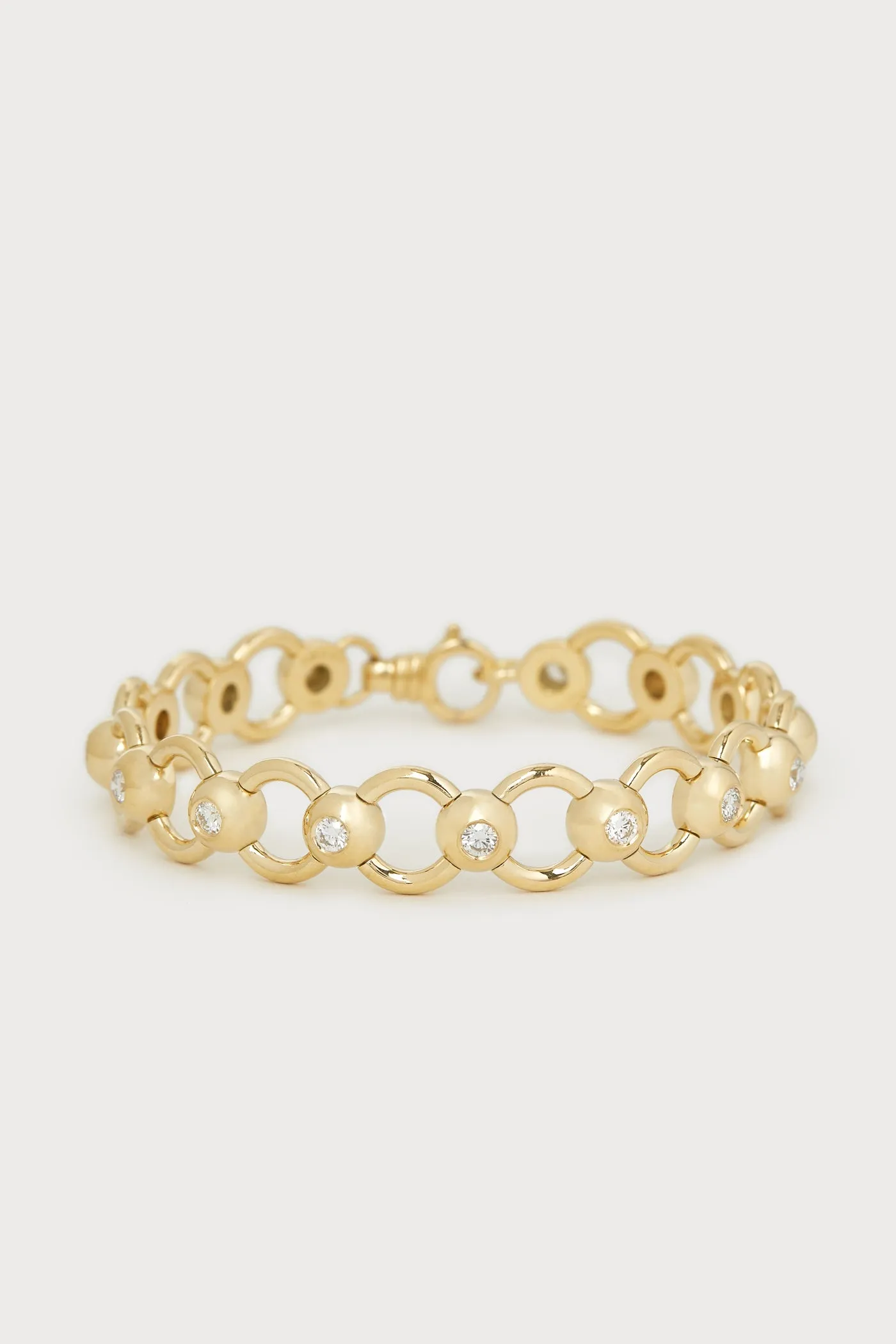 Diamond Porta Chain Bracelet