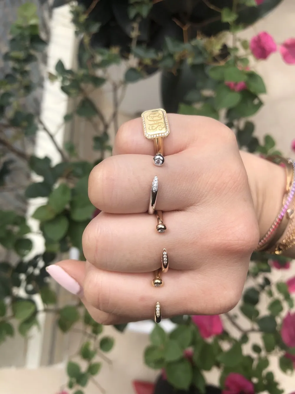 Diamond Spike Ring