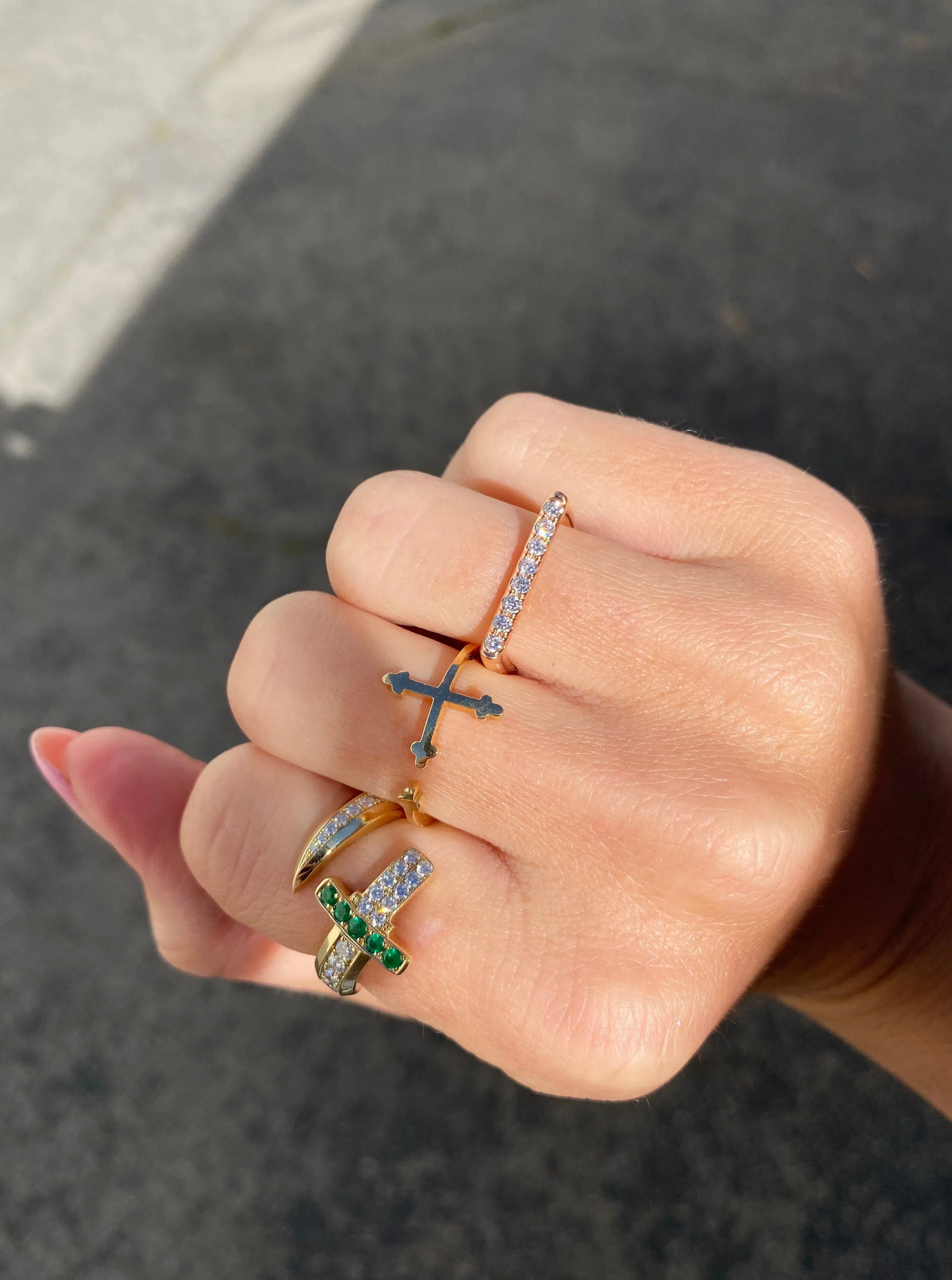Diamond Stacking Ring