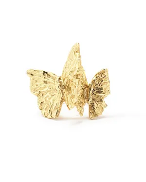 Double Butterfly HOPE Ring