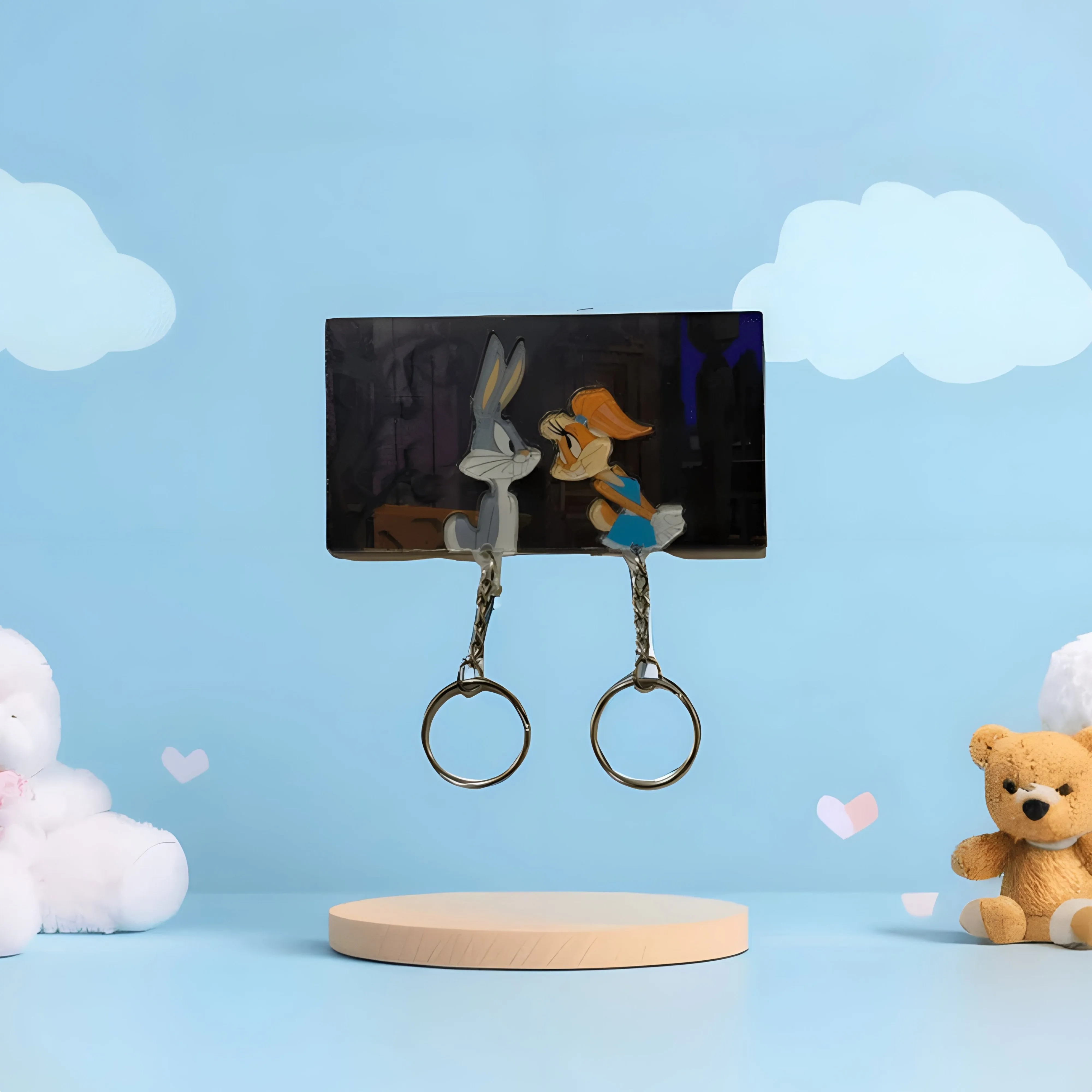 Easy To Install Wall Mounted Cartoon Key Holder
