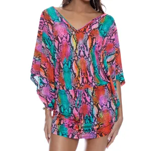 ELECTRIC SKIN - Cabana V Neck Dress