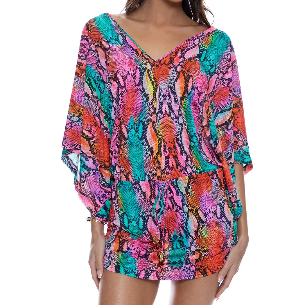 ELECTRIC SKIN - Cabana V Neck Dress