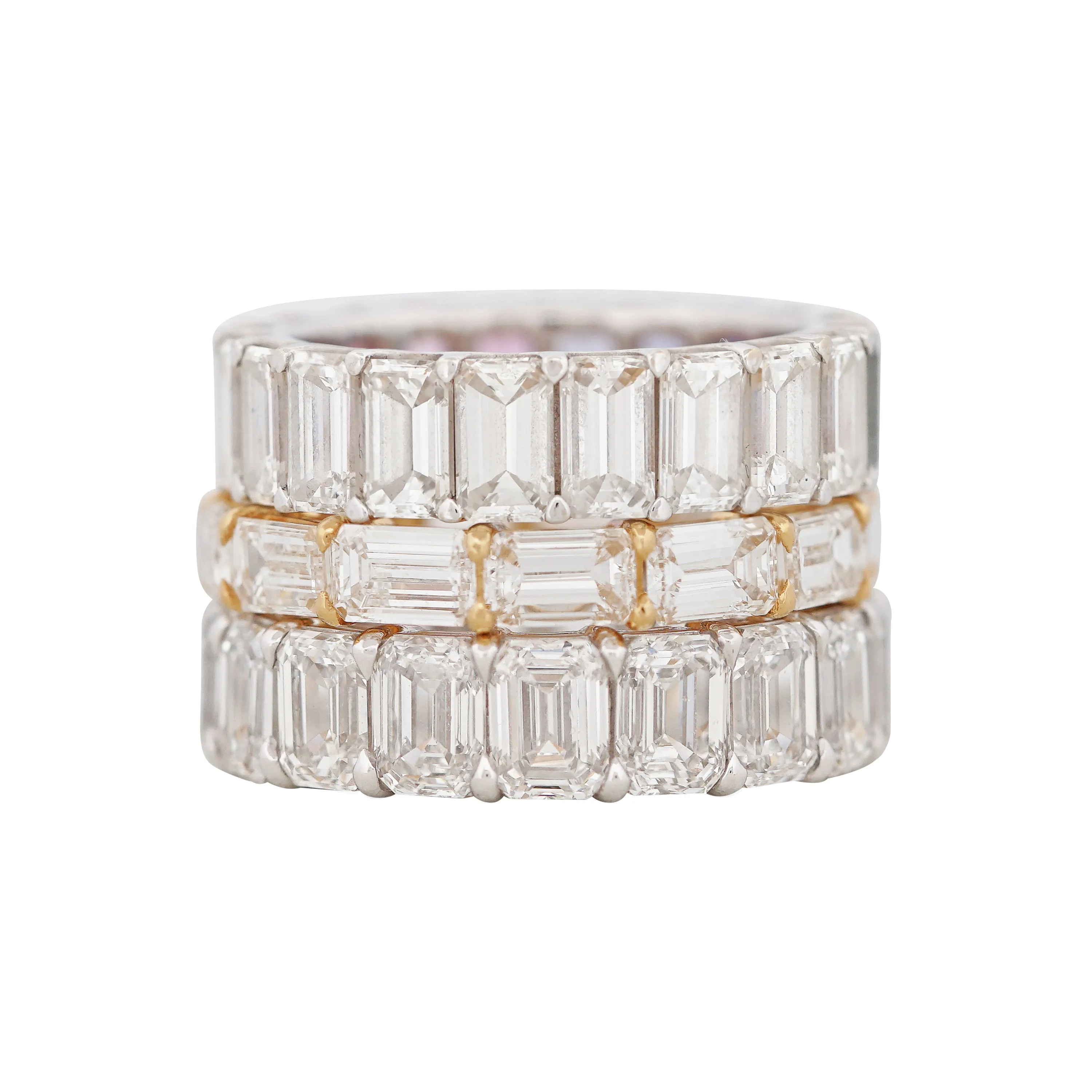 Emerald Cut Diamond Eternity Ring