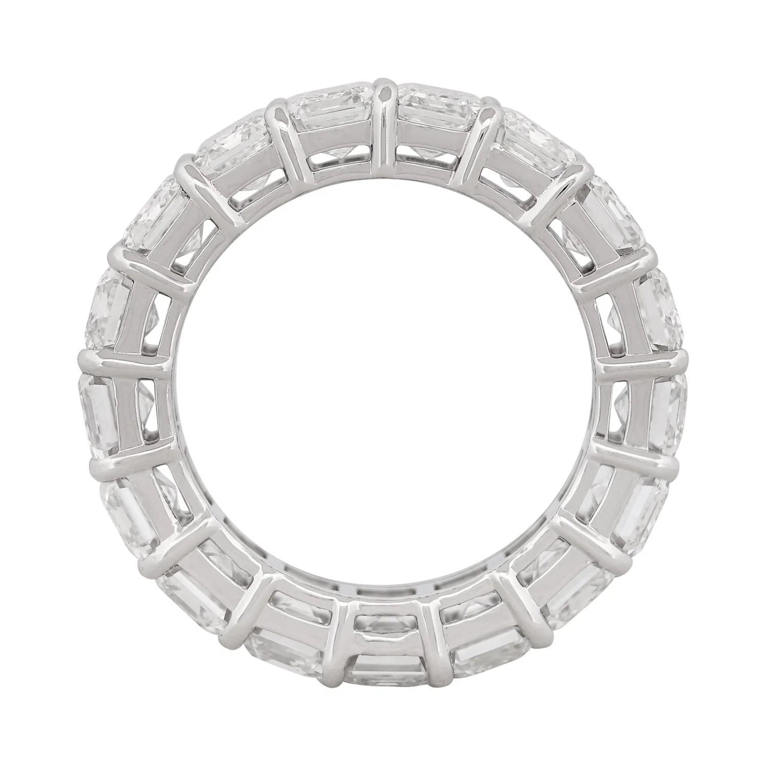 Emerald Cut Diamond Eternity Ring