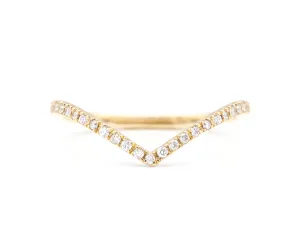 Emma Chevron Band (Ready to Ship Size 6 and 7.5)