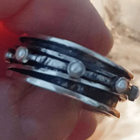 Fidget spinner ring for women made in Israel