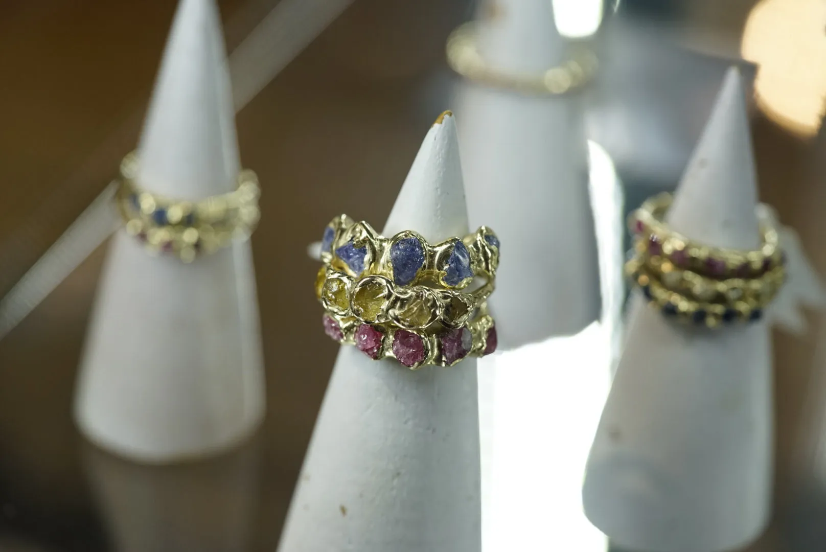 Flower Crown Ring - Pink Spinel