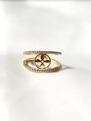 Gold Clover Ring