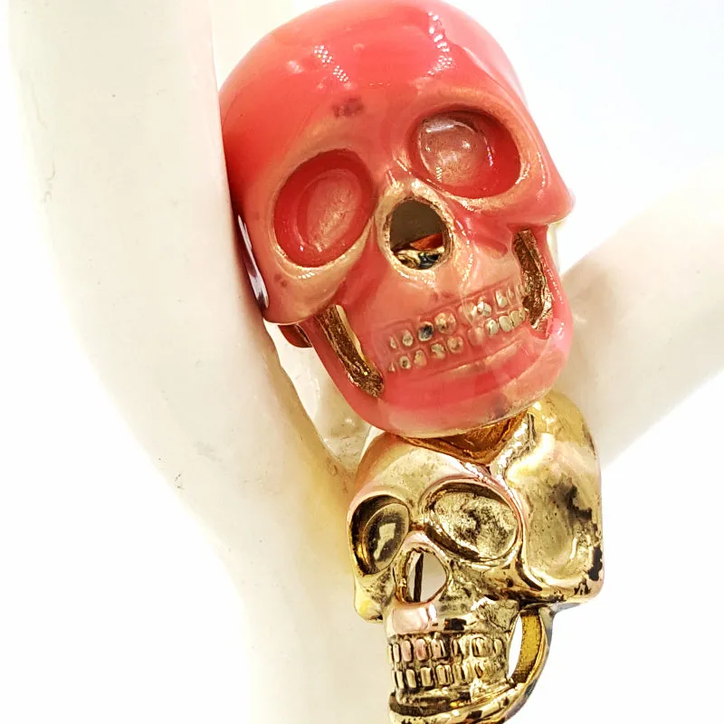 Gothic Skull Necklace Ring and Earrings in Fashion Jewelry Vignette