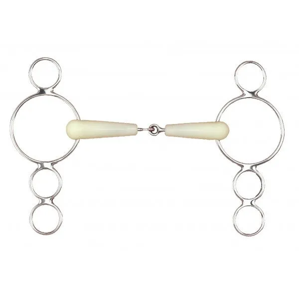 Happy Mouth 3 Ring Jointed Mouth Pessoa Gag Bit