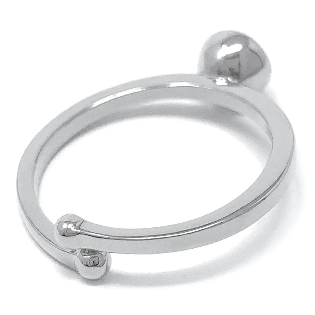Harley Adjustable Ring with Green Peridot Round Crystals from Swarovski Silver Toned Rhodium Plated
