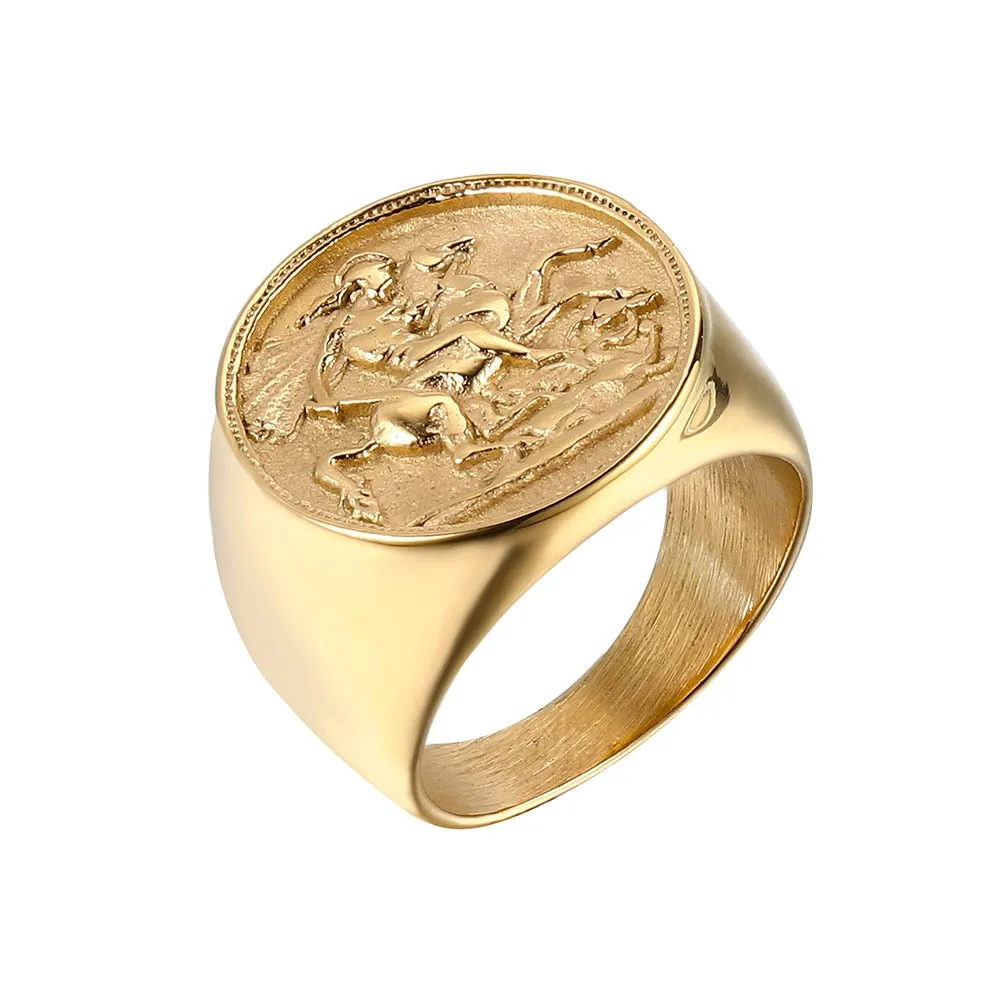 Horse Ring Rome Soldier Rings