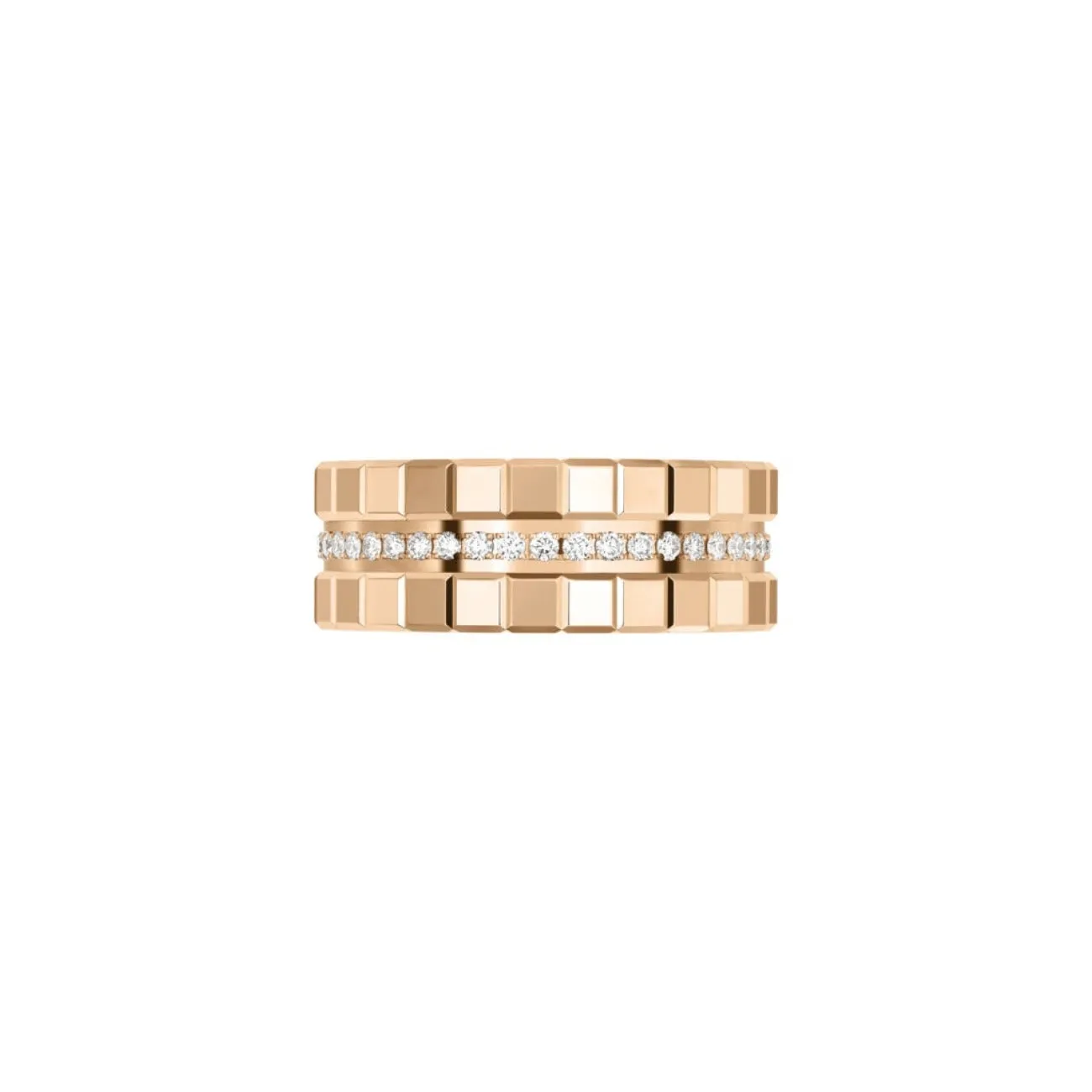 Ice Cube Ethical Rose Gold Diamond Ring