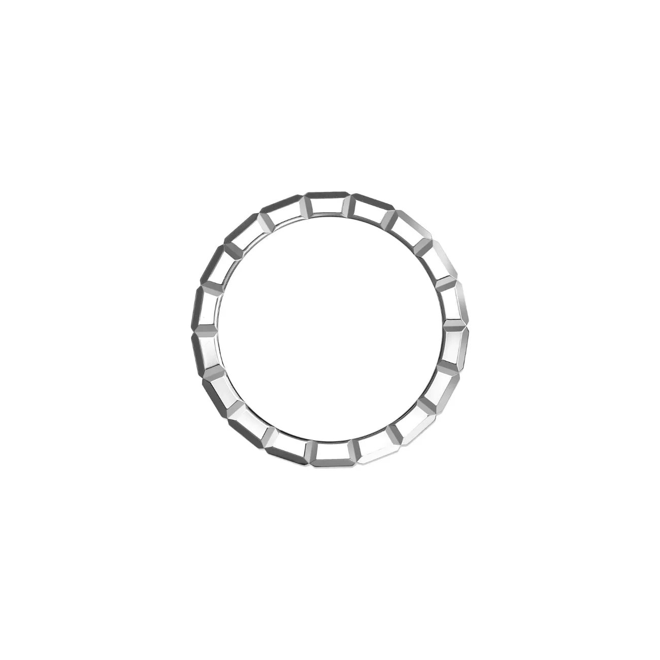 Ice Cube Ethical White Gold Ring