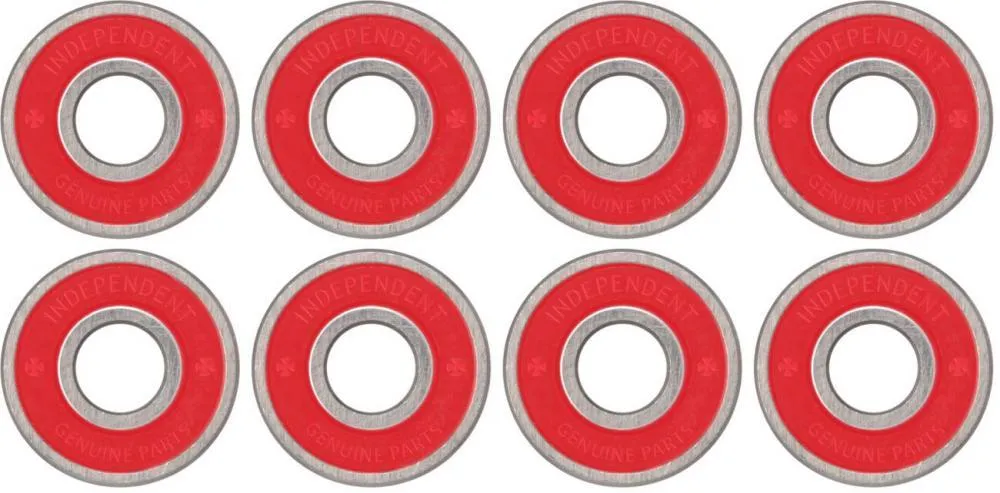 Independent Genuine Parts GP-R Red 8 Pack Skateboard Bearings