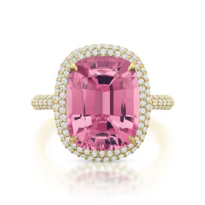 Kathleen Pink Tourmaline Halo
