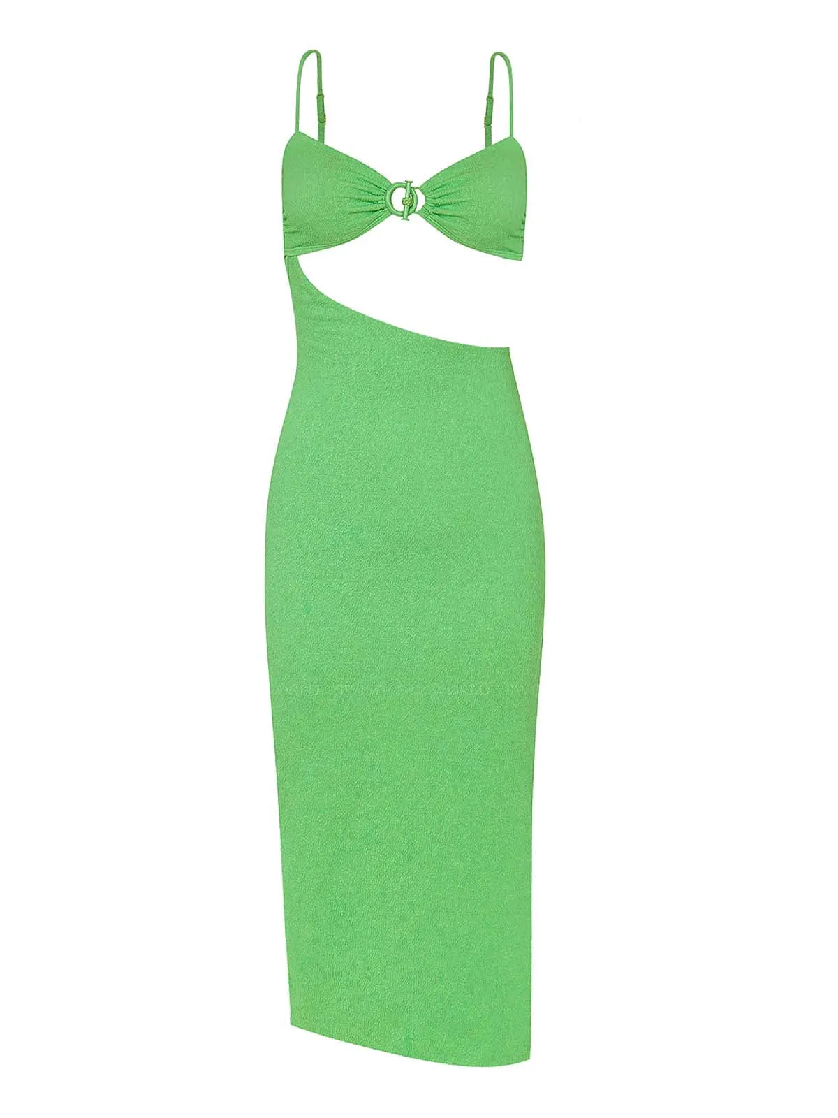 Kelly Detail Midi Dress ::RET