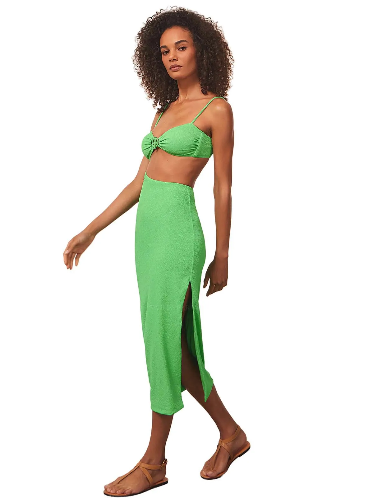 Kelly Detail Midi Dress ::RET