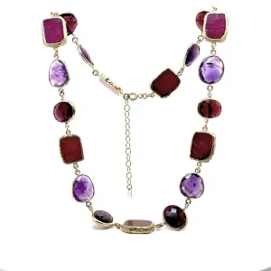 Lake Como Necklace-red
