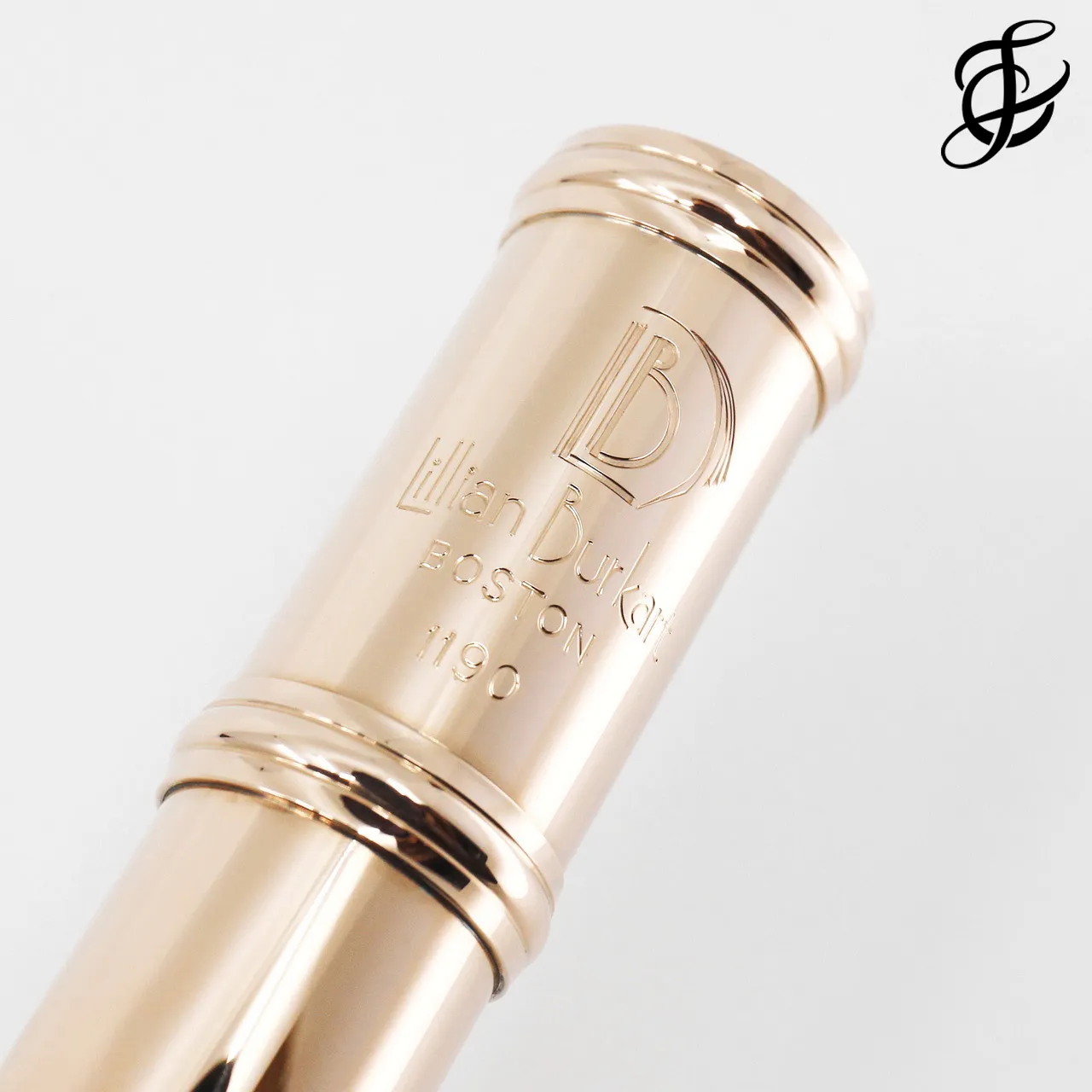 Lillian Burkart "Elite Model" Flute in 14K Gold with Silver Keys and 14K Tone Holes - New