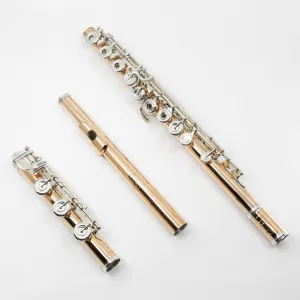 Lillian Burkart "Professional Model" Flute in 9K Gold Over Sterling Silver - New