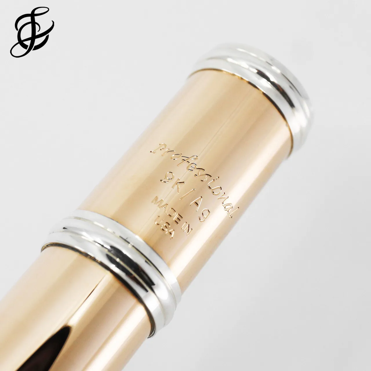Lillian Burkart "Professional Model" Flute in 9K Gold Over Sterling Silver - New