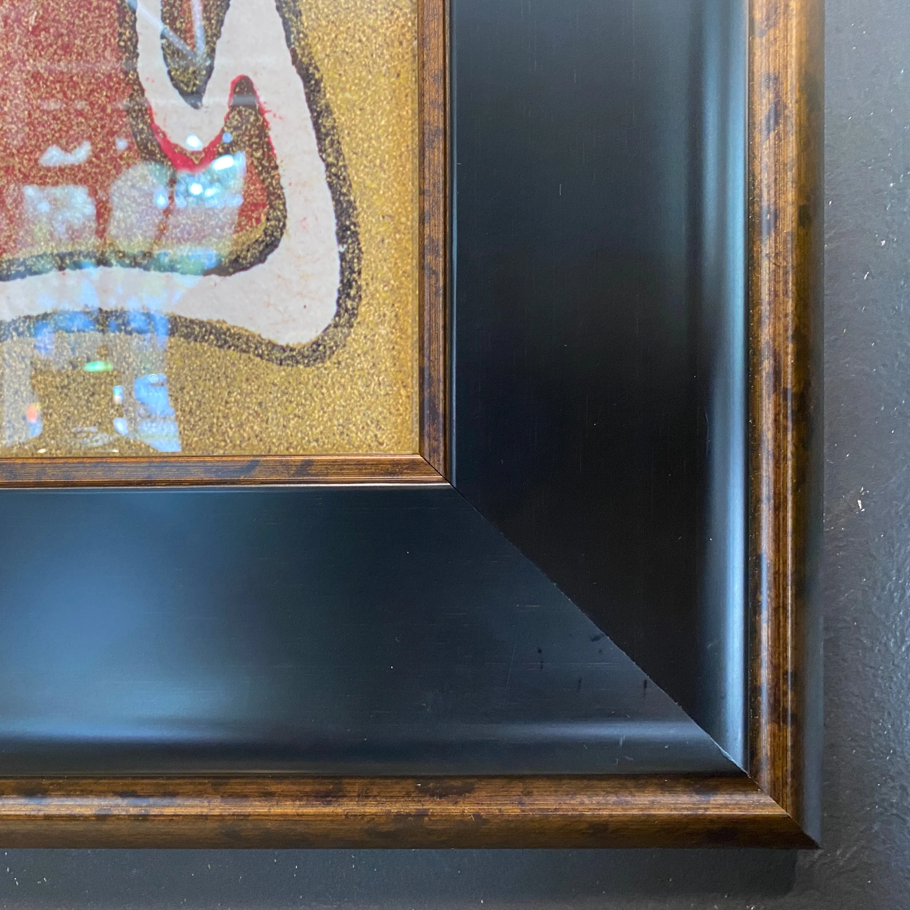 Lithograph of Antique Rum Label from the French West Indies in New Framing