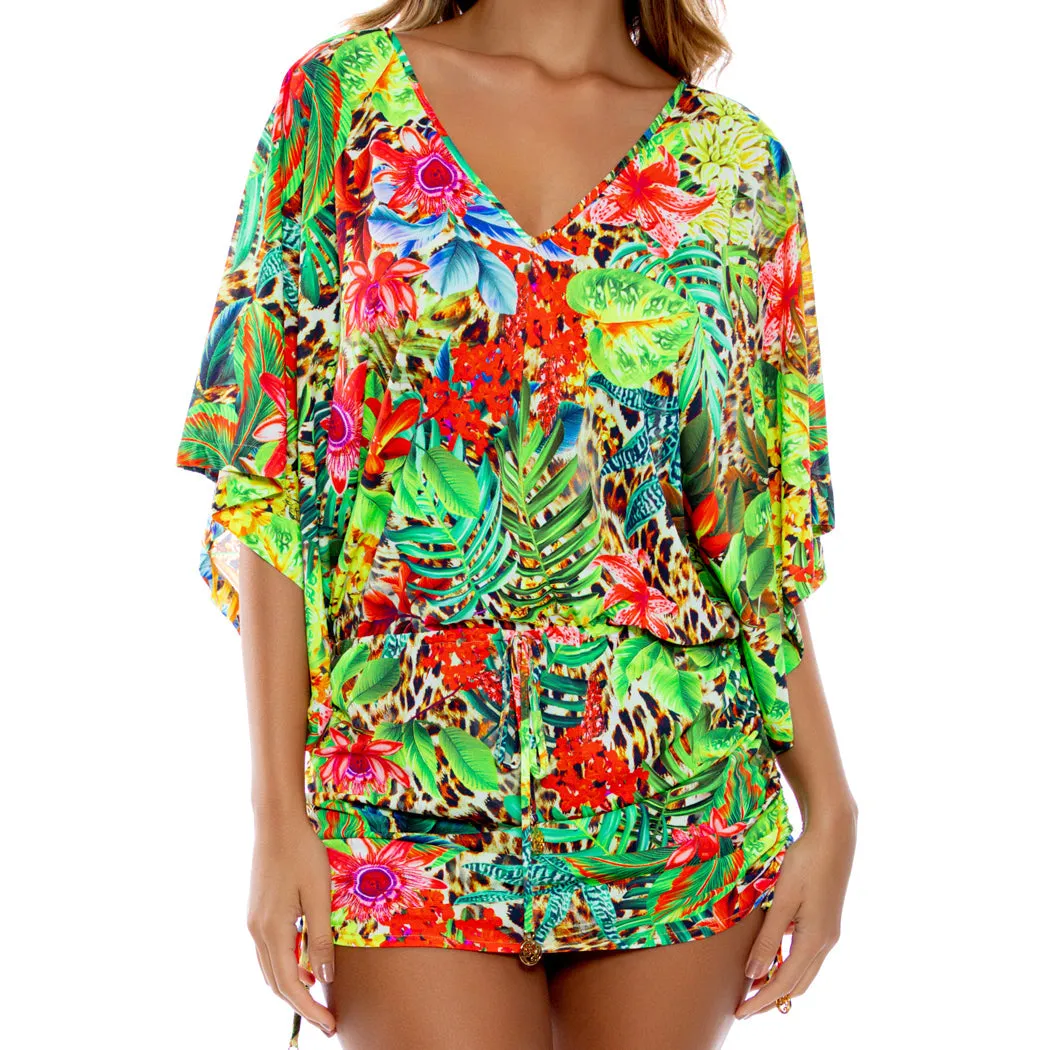 LUSH HORIZONS - Cabana V Neck Dress