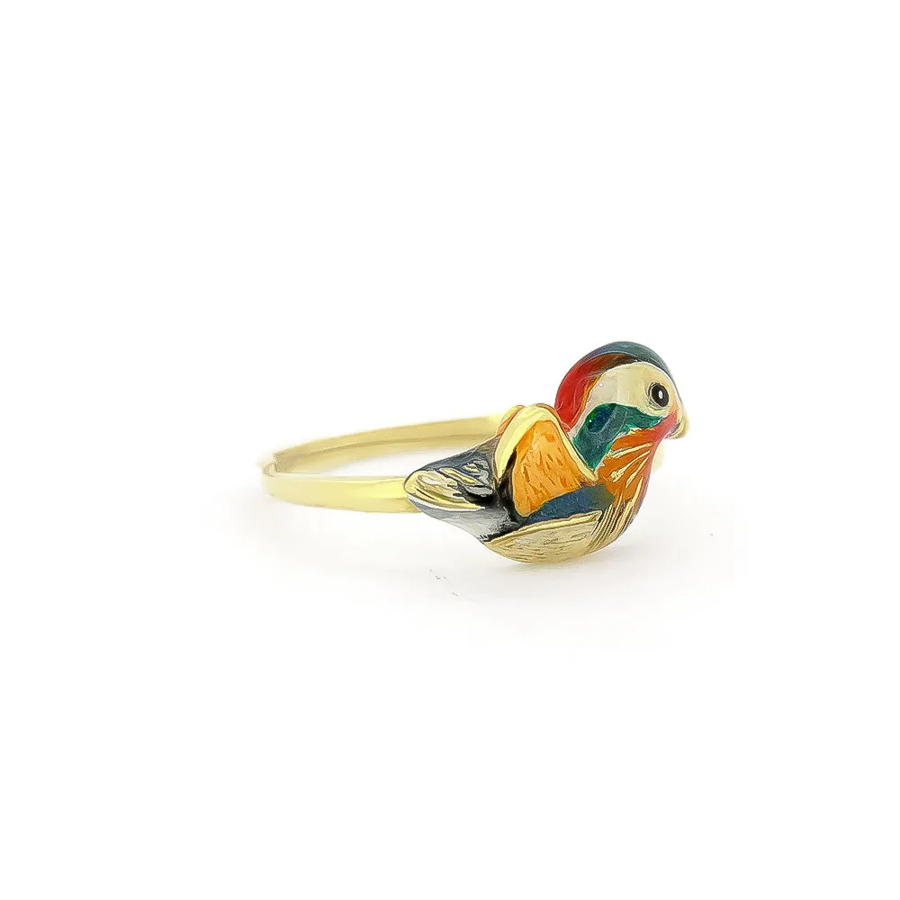 Mandarin Duck Family Stacking Ring | Happy Story
