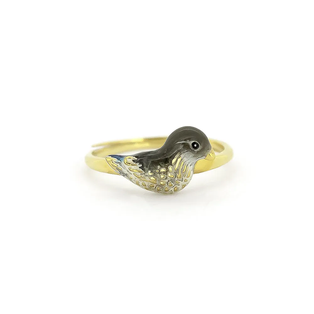 Mandarin Duck Family Stacking Ring | Happy Story