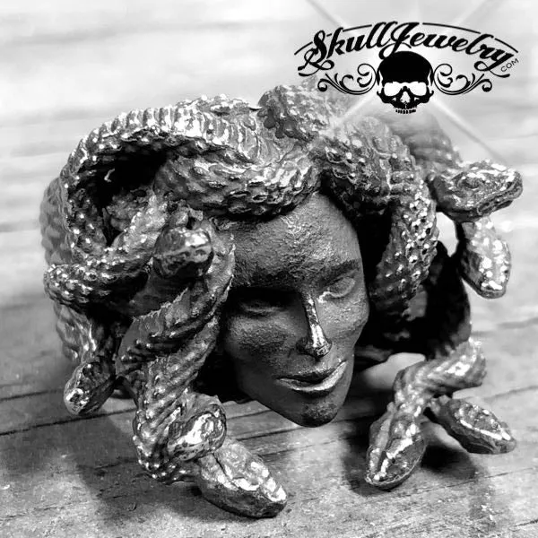 Medusa - Stainless Steel Skull Ring (#137)