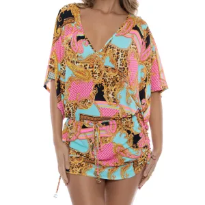 MIAMI DAYDREAM - Cabana V Neck Dress