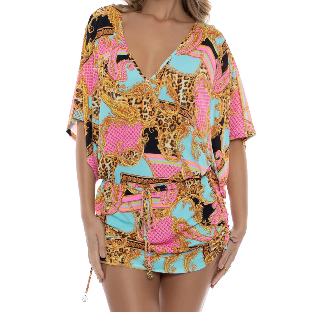 MIAMI DAYDREAM - Cabana V Neck Dress