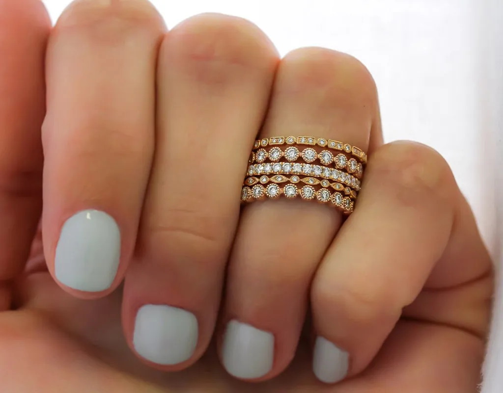 Micro Bezel Eternity Ring