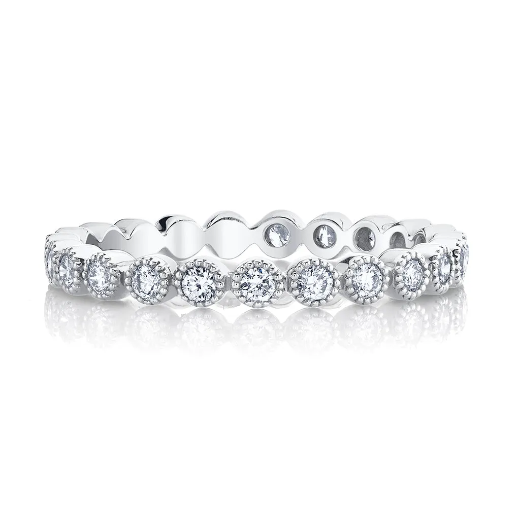Micro Bezel Eternity Ring