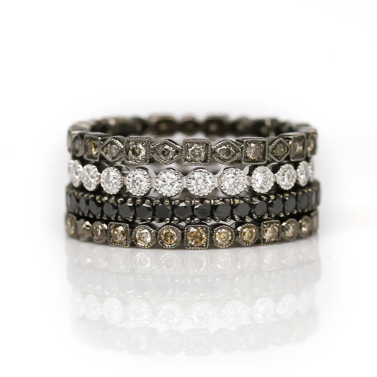 Micro Bezel Eternity Ring