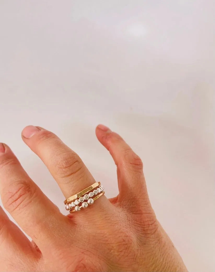 Mixed Metal Orbitz Interactive  Ring