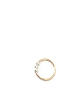 Mixed Metal Orbitz Interactive  Ring