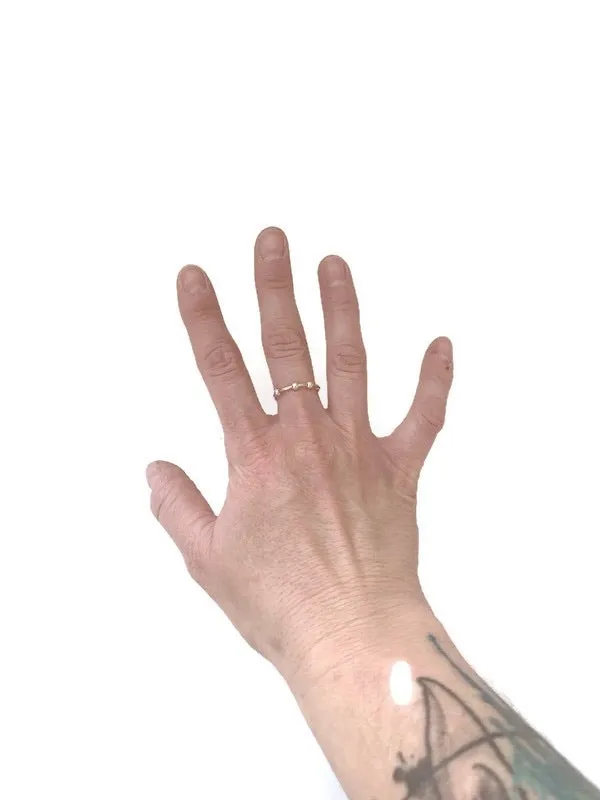 Mixed Metal Orbitz Interactive  Ring