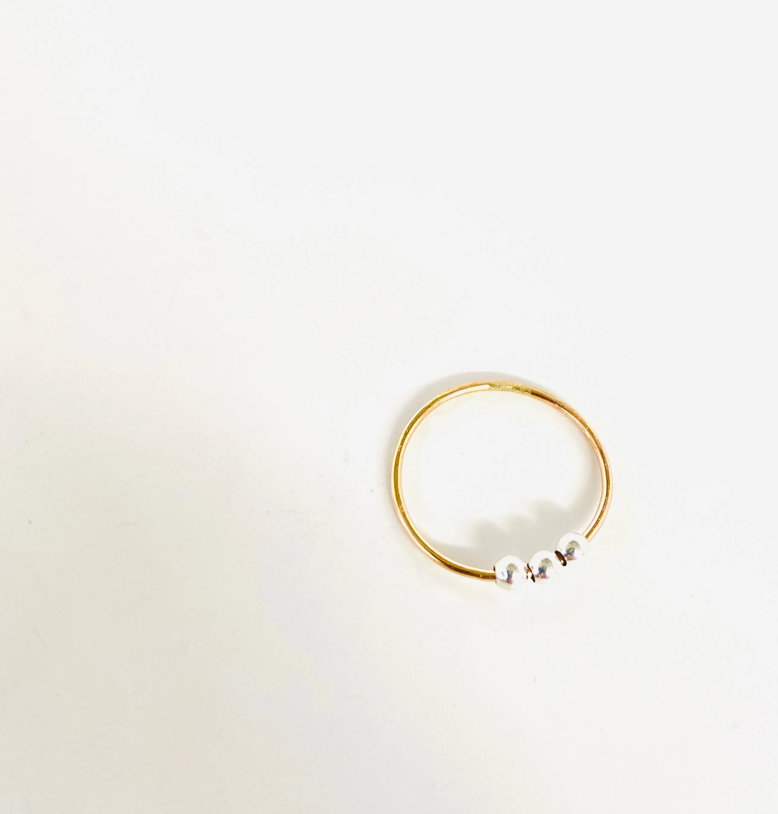 Mixed Metal Orbitz Interactive  Ring
