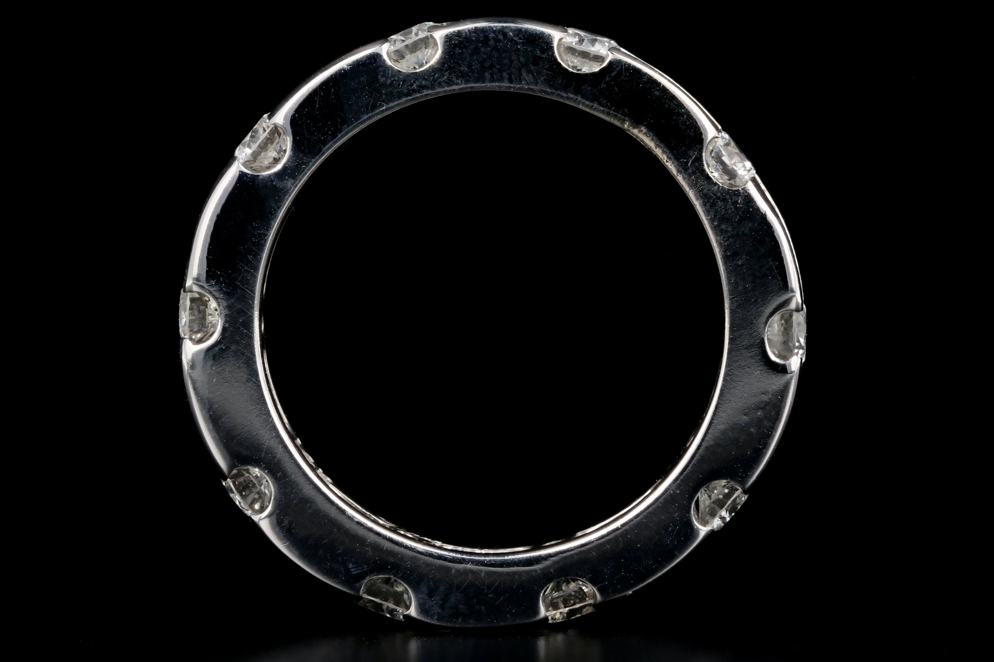 Modern 14K White Gold 2 CTW Diamond Eternity Band